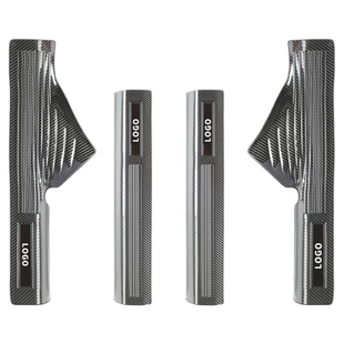 适用奥迪A6L/A4L/Q5L/Q7Q8门槛保护条内饰迎宾踏板饰改装汽车用品
