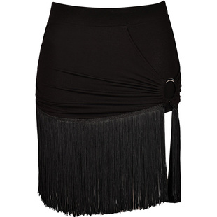 贝蒂拉丁舞半身裙练功服2025新款拉丁舞裙流苏裙舞蹈短裙半裙BD44