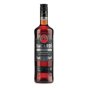 【官方正品】百加得Bacardi黑朗姆酒烘焙rum750ml洋酒基酒调酒