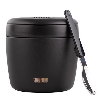 316L不锈钢带饭餐盒超长保温饭盒