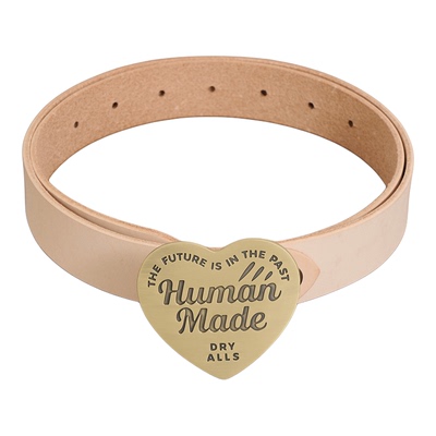 HUMANMADE日产爱心扣压纹皮带