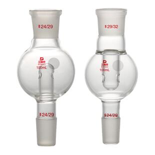 三爱思 直形防溅球100-250ML缓冲防爆实验用品高硼硅玻璃仪器热卖