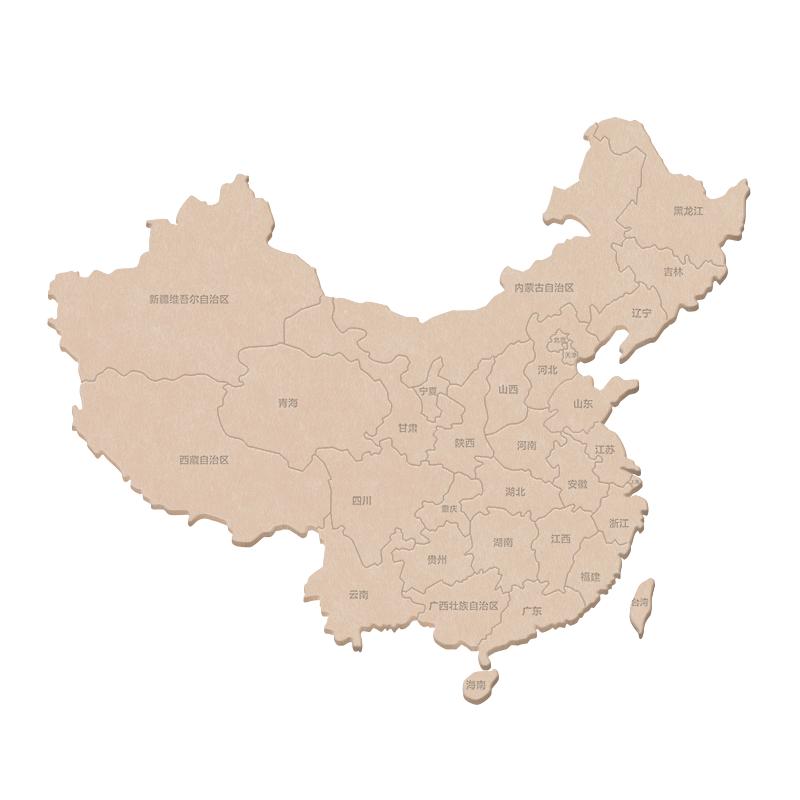 中国地图旅行足迹打卡照片墙软木地图标记墙创意客厅墙面装饰