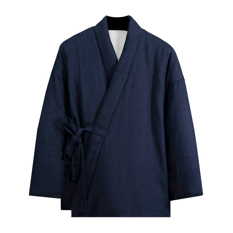 由天冬季加厚汉服中国风棉衣