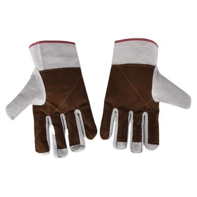 帆布劳保加厚机械短款焊工手套