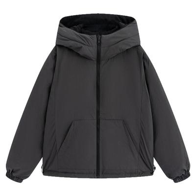 商场同款流石男装短款连帽羽绒衣