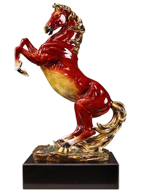 马到成功高档铜马摆件