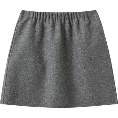 【羊毛】播毛呢短款半身裙女25秋冬新款百搭气质A字裙DDS4BD5105