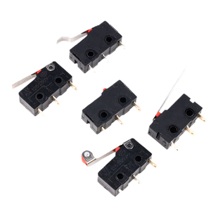 微动开关KW11带轮行程限位开关红色按钮kw8黑三脚KW12长柄/弯柄5A