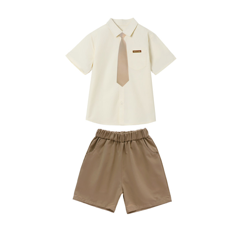 六一儿童演出服红色中国风毕业照小学生诗歌朗诵合唱比赛表演服装