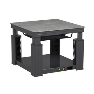 火焰山取暖桌电暖桌正方形烤火桌子家用多功能四面电暖炉电烤火炉