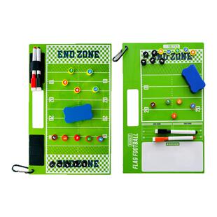 美式腰旗橄榄球战术板两种 教练裁判比赛训练用配优质水性可擦笔