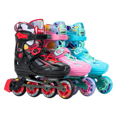 米高溜冰鞋儿童轮滑鞋花式鞋滑轮