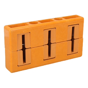 海坦母线夹MD6间距100母线槽固定夹双排铜牌单排80铜排垂直母排框