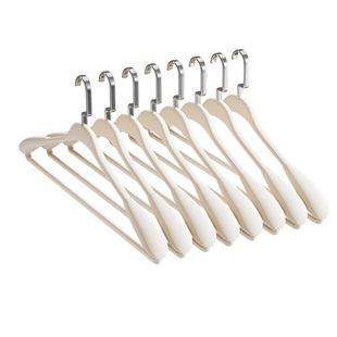 日本大衣衣架无痕加宽加厚防肩角家用挂衣晾晒防滑衣柜衣撑挂架子