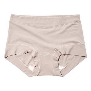 新疆长绒棉内裤女士全纯色棉中腰桑蚕丝抗菌裆女生三角裤大码胖mm