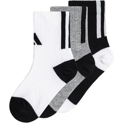【自营】三双装阿迪达斯儿童短筒袜子春季新款男女童运动袜JN3855