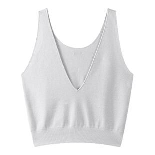 【可搭配品牌所有美背内衣】2025辣妹性感大V露背上衣女宽松T恤