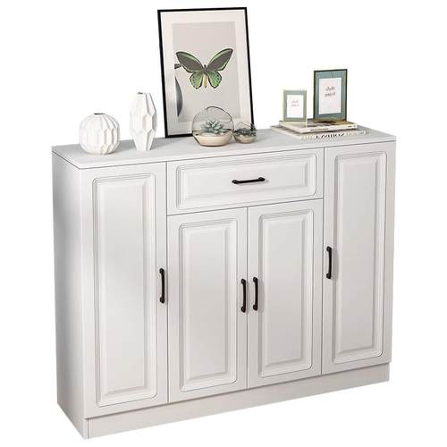 实木鞋柜家用门口客厅入户门厅柜简约经济大容量玄关柜阳台储物柜