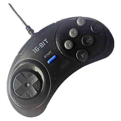 16位黑卡游戏机出口世嘉手柄