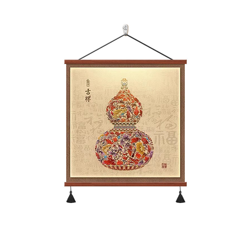 2026新款花瓶葫芦装饰画餐厅挂画