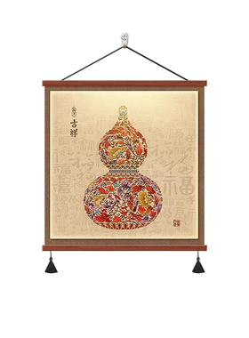 2026新款花瓶葫芦装饰画餐厅挂画