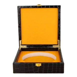 高档鳄鱼纹皮带礼盒包装盒空白通用品牌空盒送礼包装盒内托手提袋