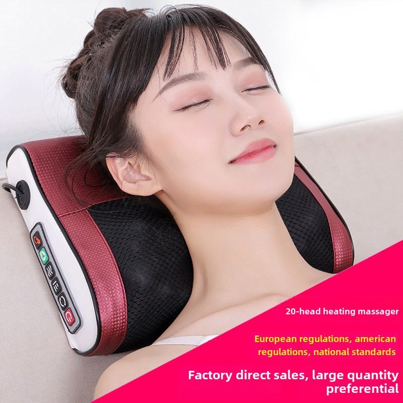 颈椎按摩器背部腰部多功能颈肩电动仪家用脖子颈部智能揉捏按摩枕