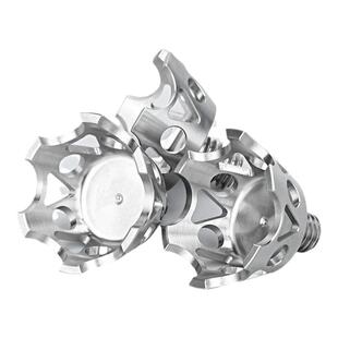 徕图Leofoto TF-02 3/8螺钉钛合金梅花形脚爪三脚架脚钉三脚架配件