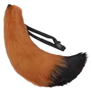 cos巴卫动漫角色妖狐X仆SS手作兽尾上翘尾漫展狐狸尾巴白上吹雪