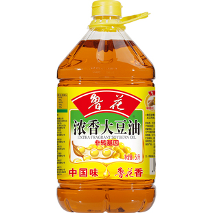直营】鲁花浓香大豆油5升非转基因食用油家用5L