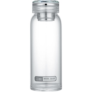 诺岩新款大肚杯加厚玻璃杯透明单层泡茶水杯高硼硅玻璃大容量茶杯