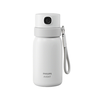 飞利浦新安怡智能保温杯指纹解锁儿童学生上学专用外出吸管密码杯