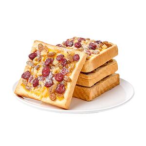 全麦面包奶盖吐司坚果干果仁0添加蔗糖学生早餐整箱代餐速食品