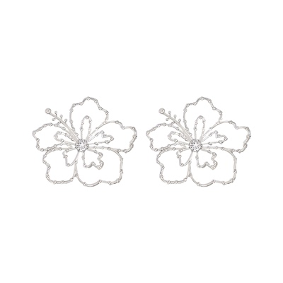 UNEUPEUUNEUMIN扶桑花耳饰