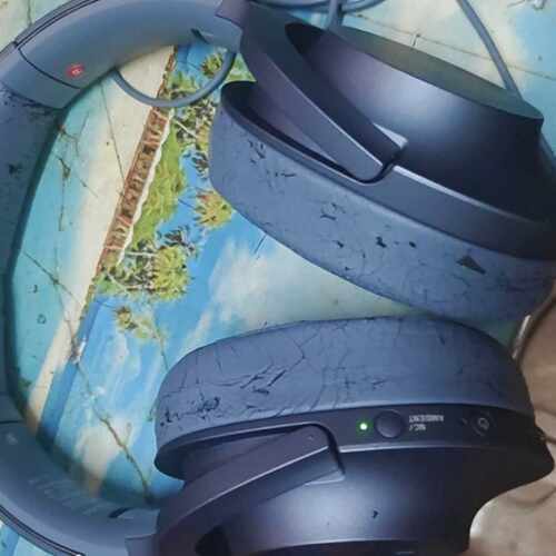 【议价-可维修】WH-H900N头戴式无线降噪立体声蓝牙耳机，蓝色，
