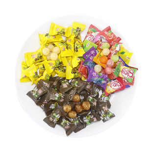 宏源陈皮糖怀旧零食话梅糖商务招待什锦糖散装综合水果味硬糖休闲