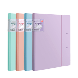 得力试卷夹初中生专用a3文件夹小学生专用试卷整理夹收纳神器卷子夹加长大容量活页收集夹高中生装卷子的夹子