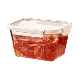 家用腌菜盒泡菜罐子玻璃密封罐罐子食品级咸菜冰箱专用冷藏大容量