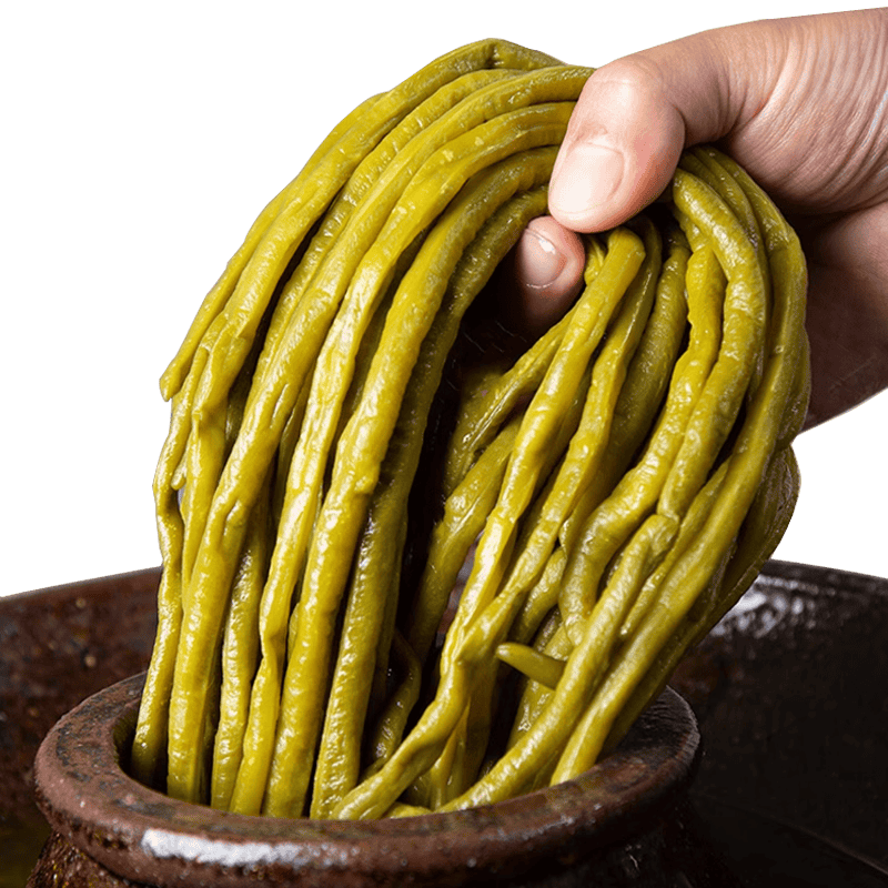 根儿鲜酸豆角350g×6袋真空袋装无卤水冲量老坛腌制开胃下饭小菜