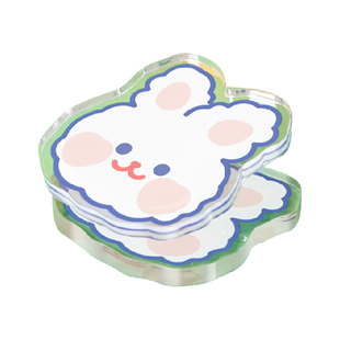 亚克力PP夹定制明星动漫卡通夹子diy便签夹照片夹手帐定做小夹子