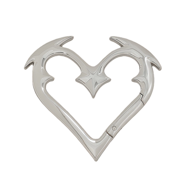 「天使爱心扣」金属便携钥匙扣