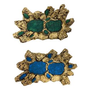 木叶016七龙珠海贼王场景百搭手办造景地台模型底座岩石树脂摆件