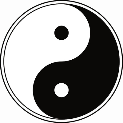 阴阳太极图PVC地贴防滑防水耐磨