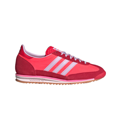 Adidas三叶草女子红色板鞋SL 72 OG复古休闲鞋低帮阿甘鞋JH7392