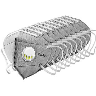 KN95口罩呼吸阀3d立体一次性雾霾打磨透气工业防护防尘电焊车间