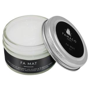 法国进口FAMACO油皮清洁滋润啫哩膏 油蜡皮鞋皮衣护理霜保养无色