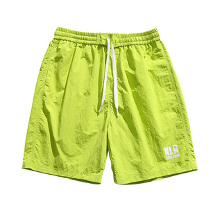 NASA STUSY美式2025新款夏装男款休闲五分裤子冰丝透气宽松短裤