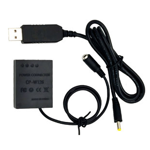 NPW126假电池适用富士XE4 X-E2s X-A2 XT20 XS10 XT30接充电宝USB