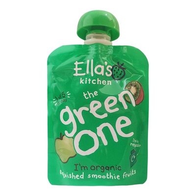 英国Ella's Kitchen艾拉厨房有机苹果香蕉石榴果泥 宝宝辅食泥